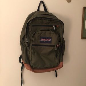 Army Green Jansport Backpack